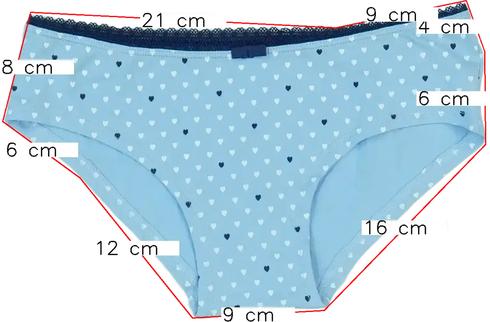 Kék OVS Lányka / Női bugyi EU 164 / UK 14 év / US 14 év/XL