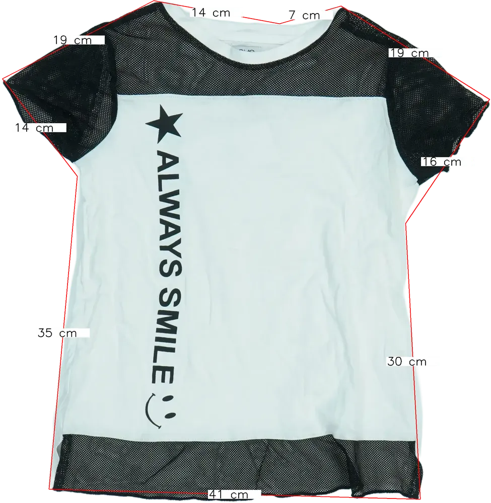 Fehér OVS Póló EU 140 / UK 10 év / US 10 év/L