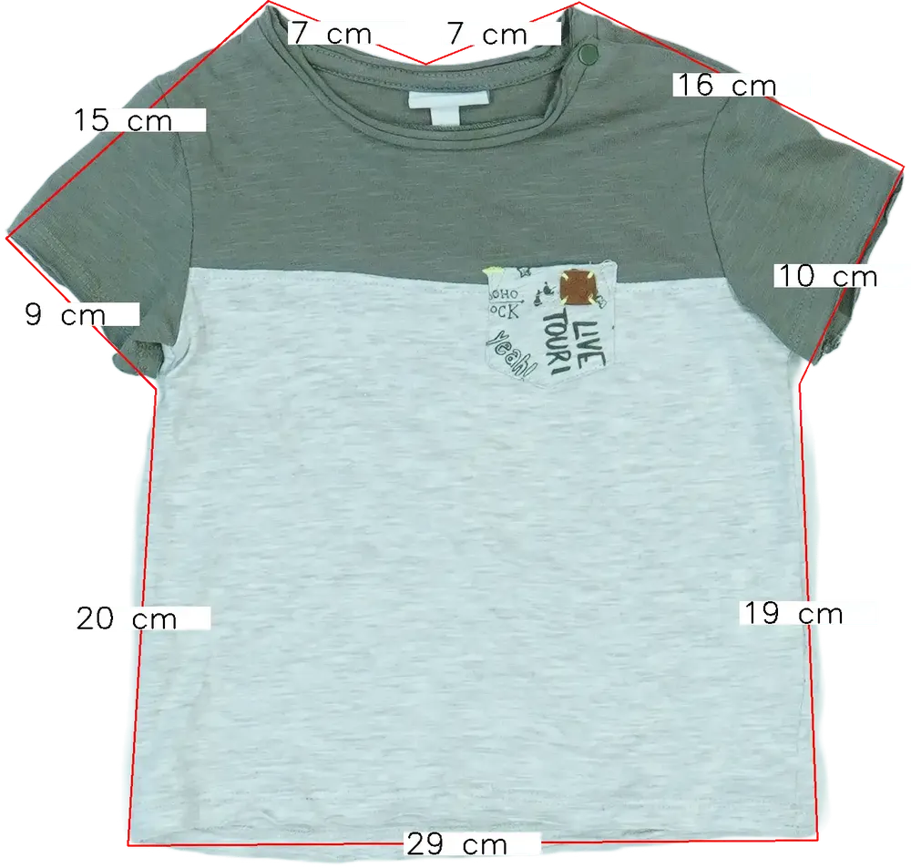 Többszínű OVS - Fagottino Póló EU 68 / UK 3-6 hónap / US 3-6 hónap