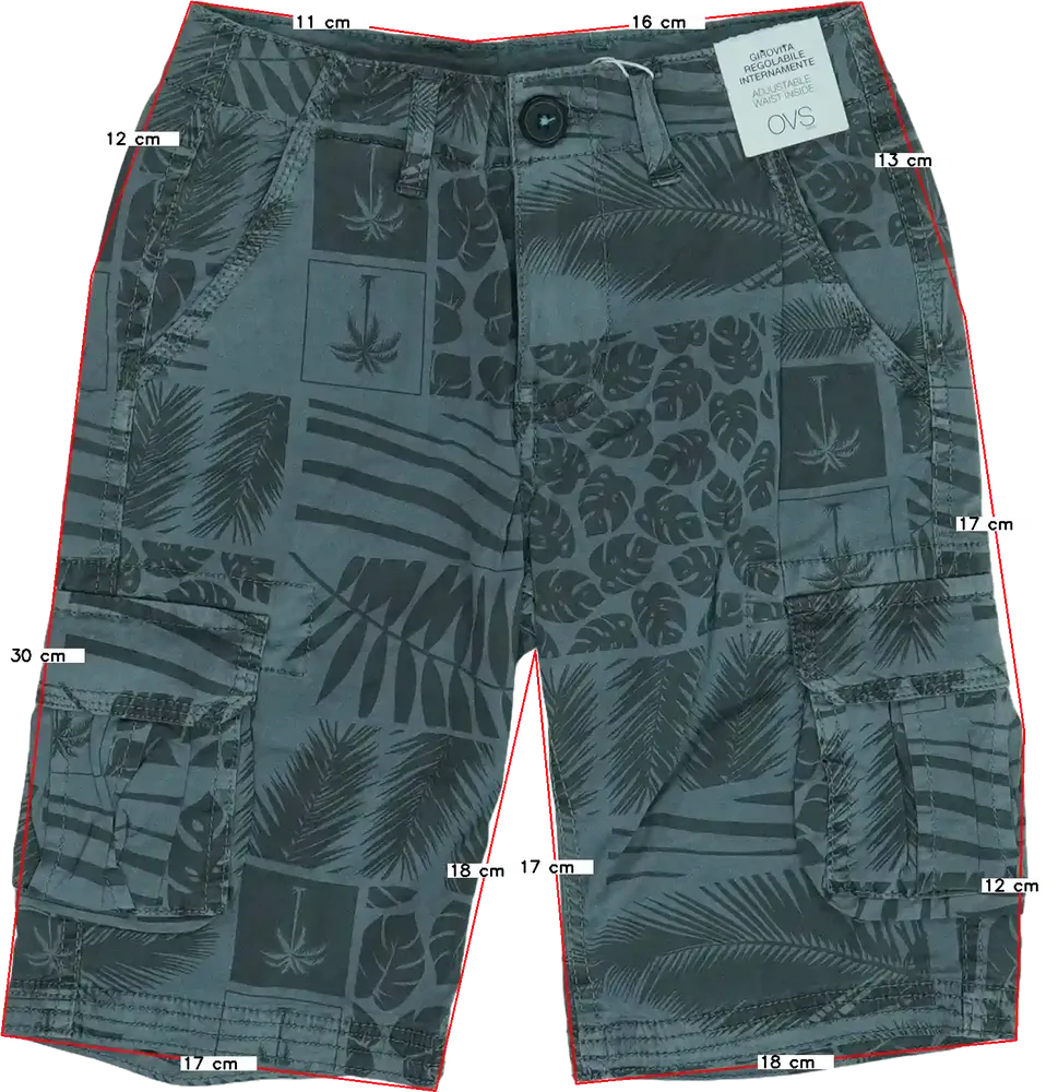 Szürke OVS Rövidnadrág EU 116 / UK 6 év / US 6 év/S