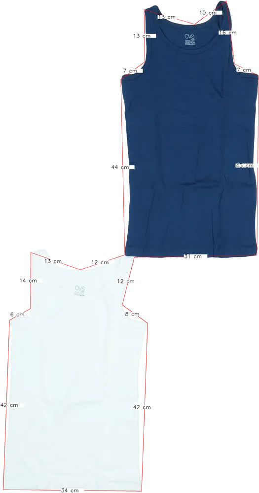 Multicoloured OVS Multipack - Sleeveless shirts EU 164 / UK 14 years / US 14 years/XL