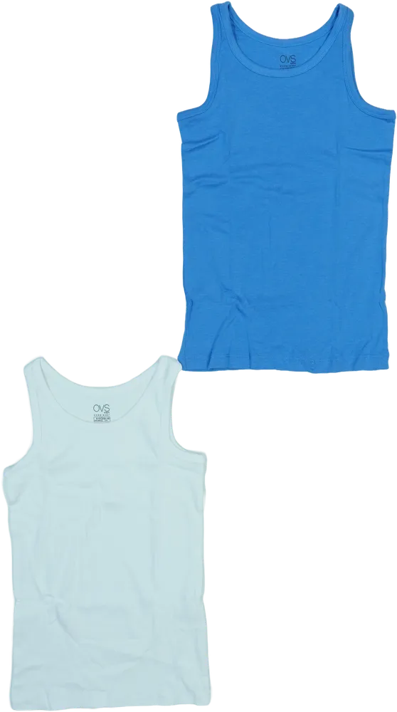 Blue OVS Multipack - Sleeveless shirts EU 140 / UK 10 years / US 10 years/L