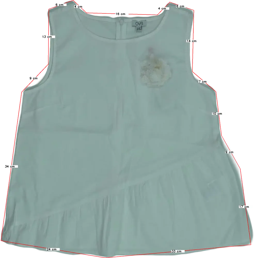 Fehér OVS Tunika EU 158 / UK 13 év / US 14 év/XL