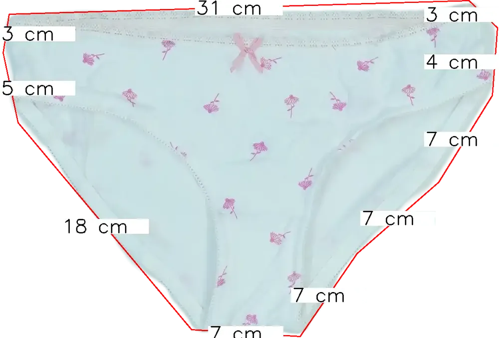 Fehér OVS Lányka / Női bugyi EU 164 / UK 14 év / US 14 év/XL