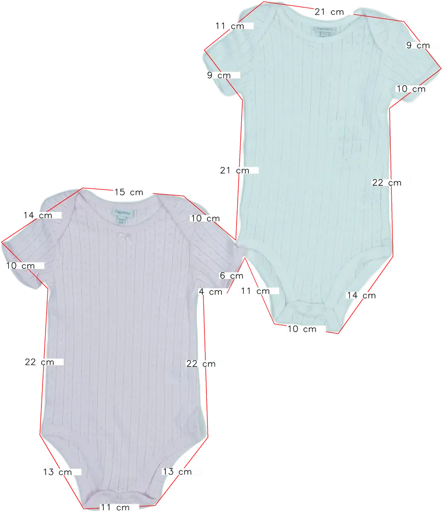 Többszínű OVS - Fagottino Csomag - Body EU 92 / UK 2 év / US 2T