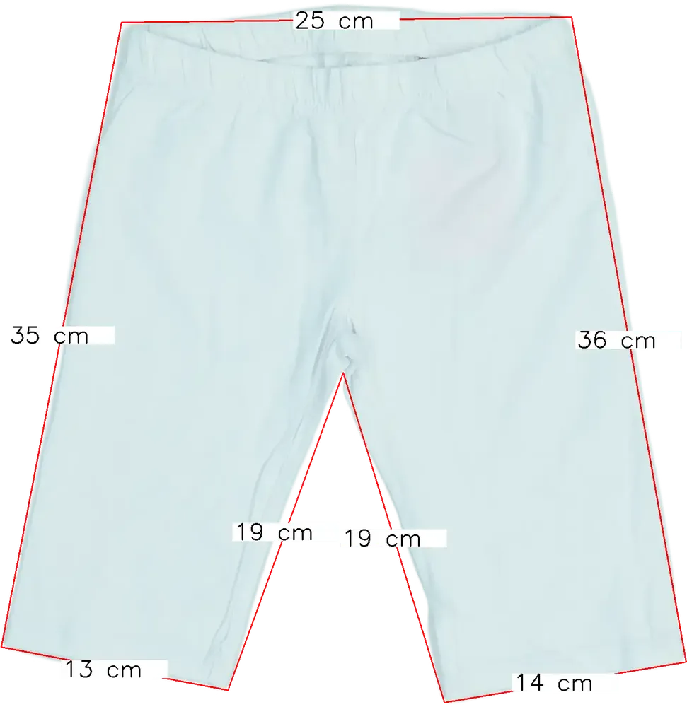 Fehér OVS Rövidnadrág EU 122 / UK 7 év / US 7 év/M