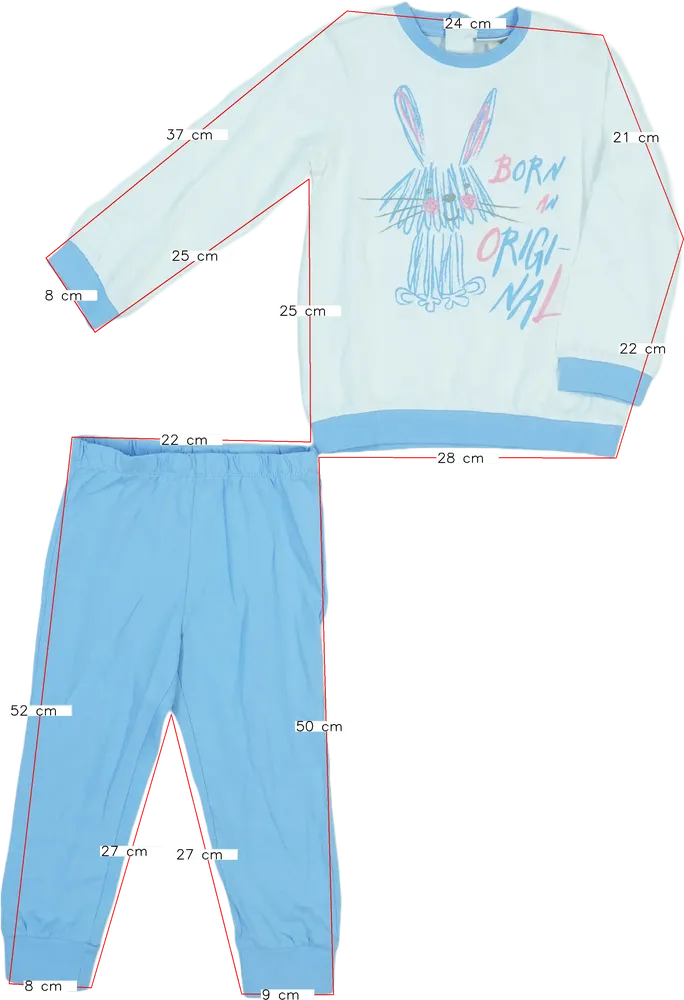 Kék OVS - Fagottino Pizsama EU 92 / UK 2 év / US 2T