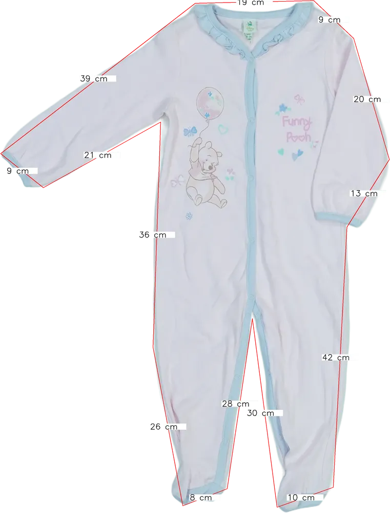 Rózsaszín Disney Hosszú ujjú rugdalózó EU 92 / UK 2 év / US 2T