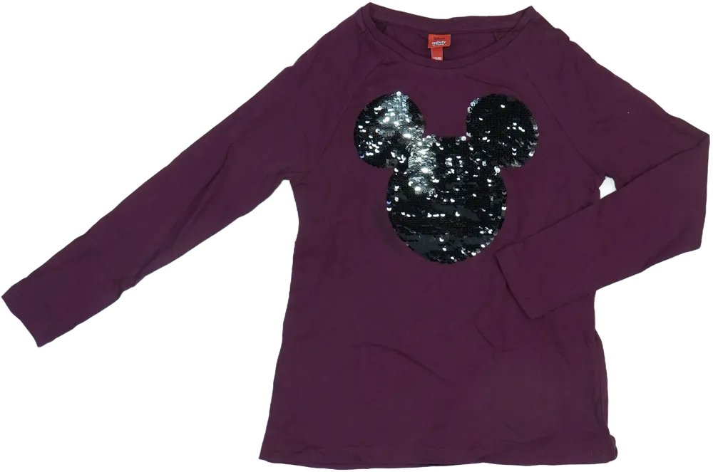Bordó Disney Hosszú ujjú felső EU 140 / UK 10 év / US 10 év/L