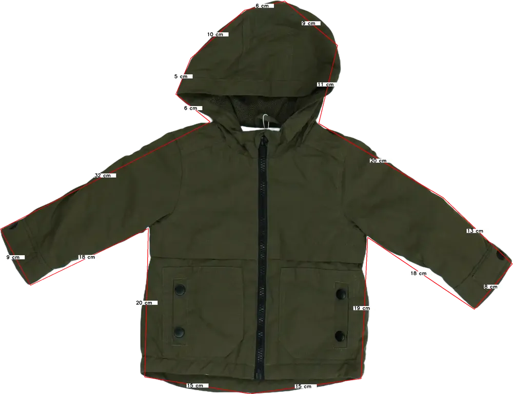 Zöld OVS - Fagottino Átmeneti kabát EU 74 / UK 6-9 hónap / US 6-9 hónap