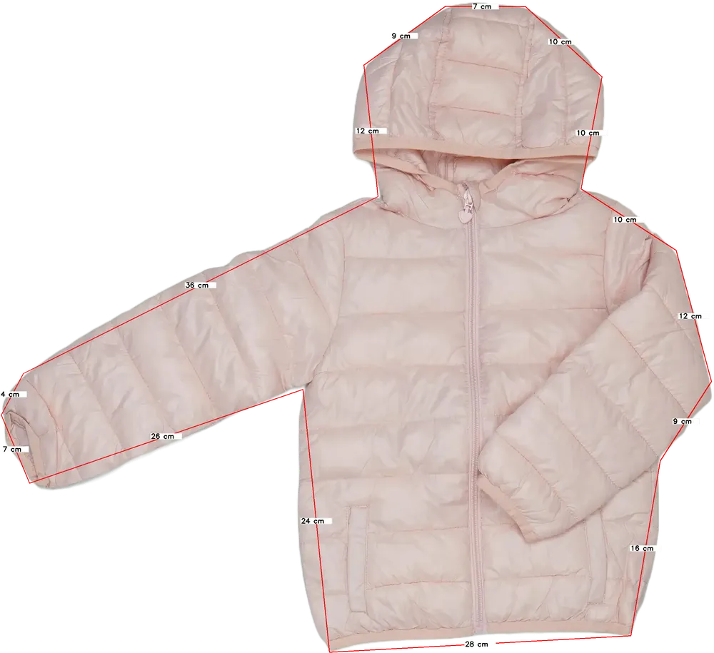 Rózsaszín OVS Átmeneti kabát EU 98 / UK 3 év / US 3T