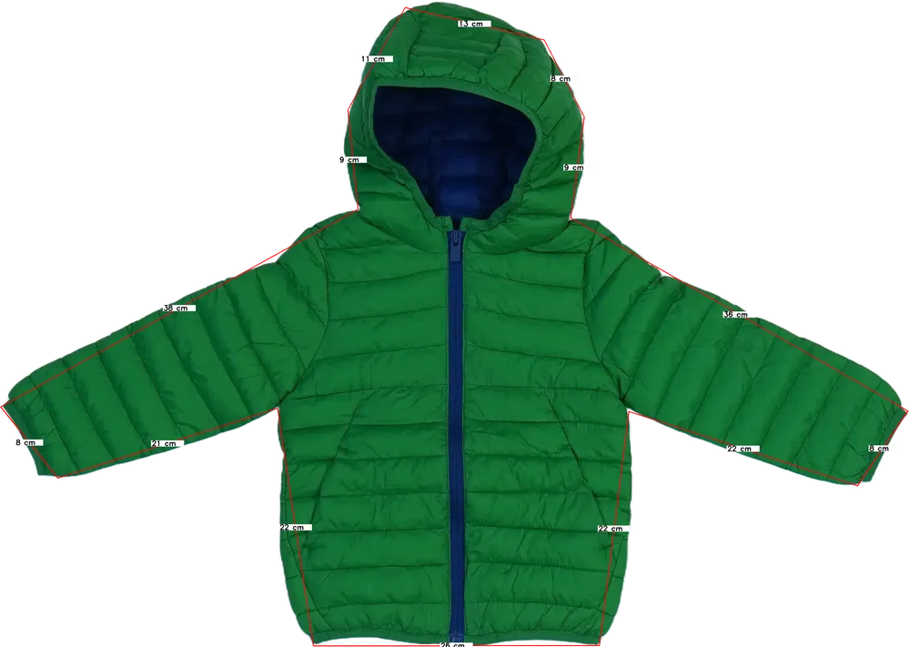 Zöld OVS - Fagottino Átmeneti kabát EU 92 / UK 2 év / US 2T