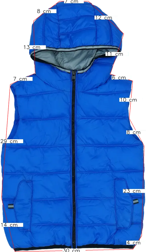 Kék OVS Mellény EU 110 / UK 5 év / US 5 év/XS