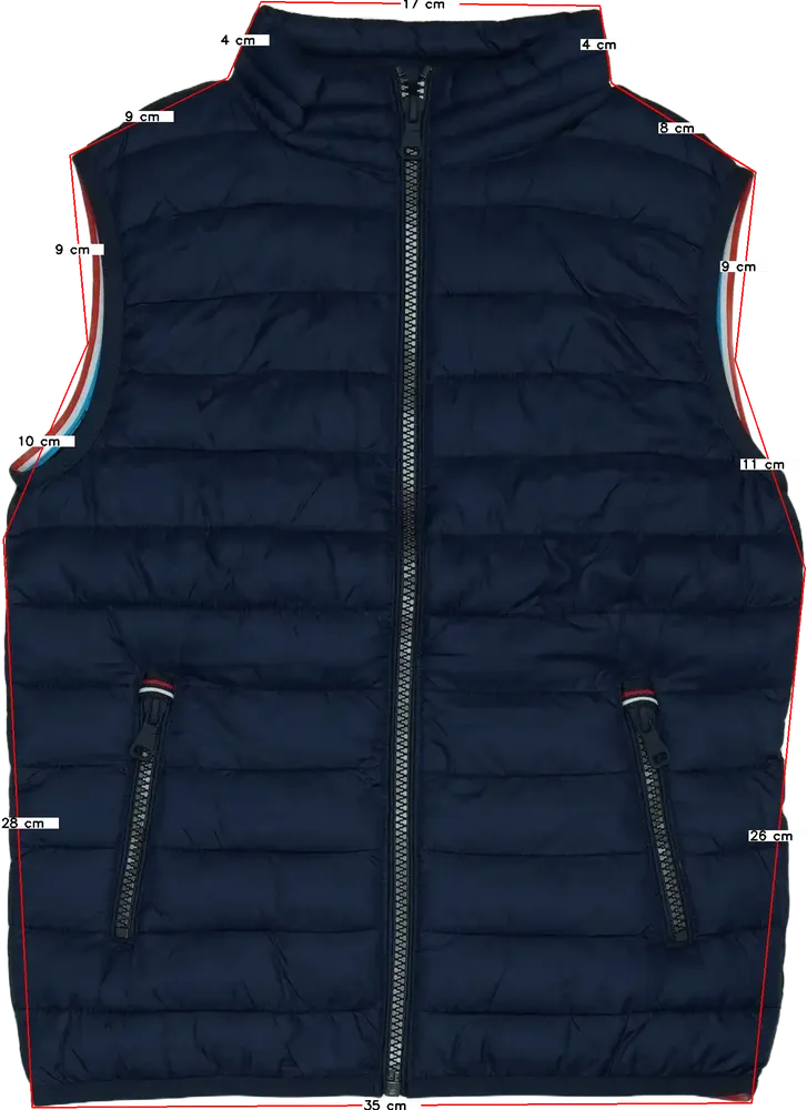 Kék OVS Mellény EU 128 / UK 8 év / US 8 év/M