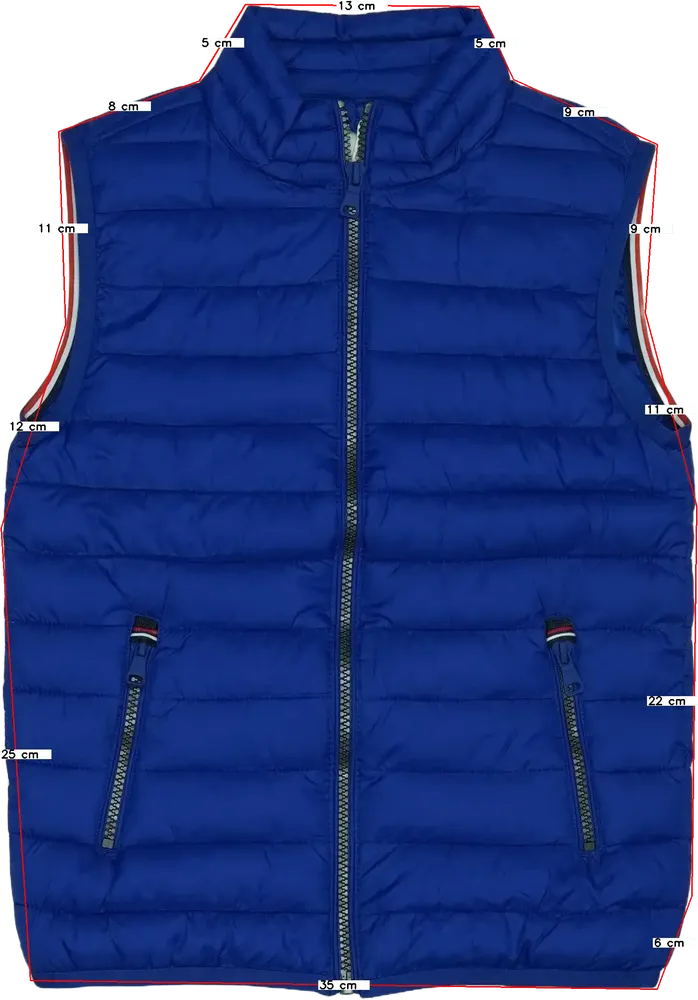 Kék OVS Mellény EU 128 / UK 8 év / US 8 év/M