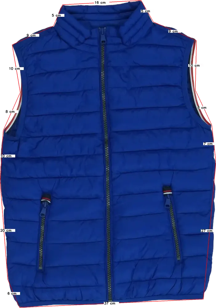 Kék OVS Mellény EU 122 / UK 7 év / US 7 év/M