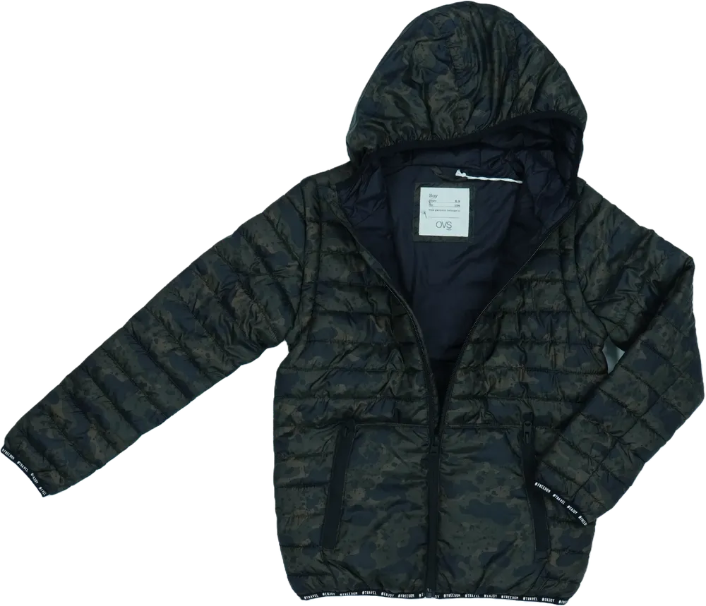 Zöld OVS Átmeneti kabát EU 134 / UK 9 év / US 9 év/L