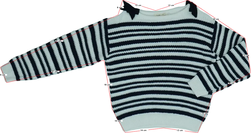 Fehér OVS Kötött pulcsi EU 110 / UK 5 év / US 5 év/XS