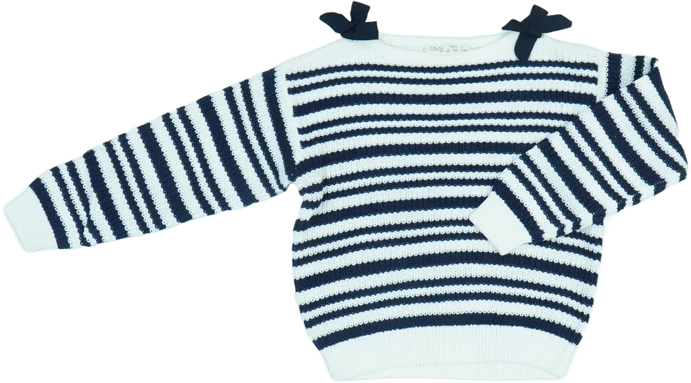 Fehér OVS Kötött pulcsi EU 116 / UK 6 év / US 6 év/S