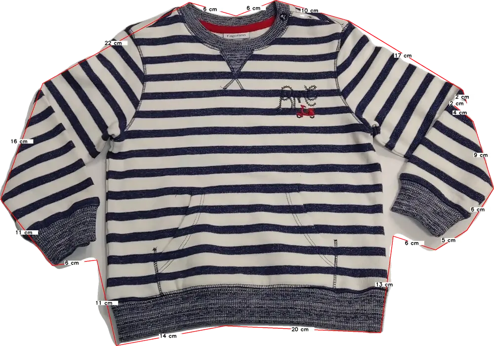 Fehér OVS - Fagottino Pulóver EU 92 / UK 2 év / US 2T