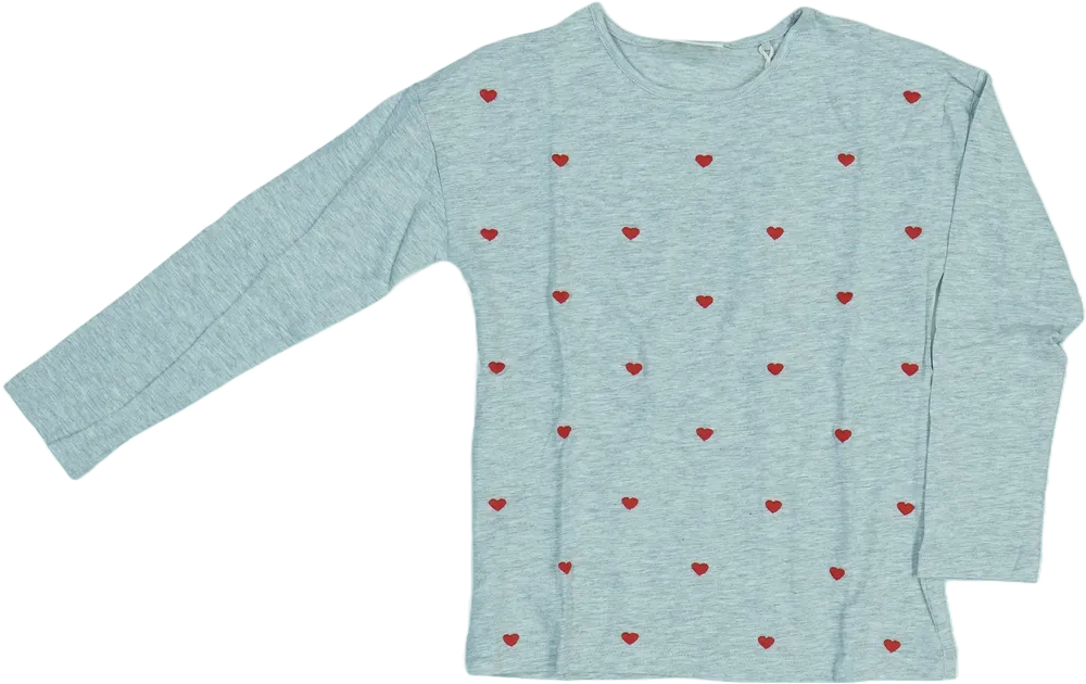 Szürke OVS Hosszú ujjú felső EU 122 / UK 7 év / US 7 év/M