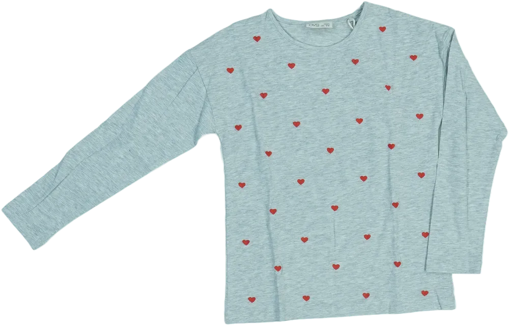 Szürke OVS Hosszú ujjú felső EU 134 / UK 9 év / US 9 év/L