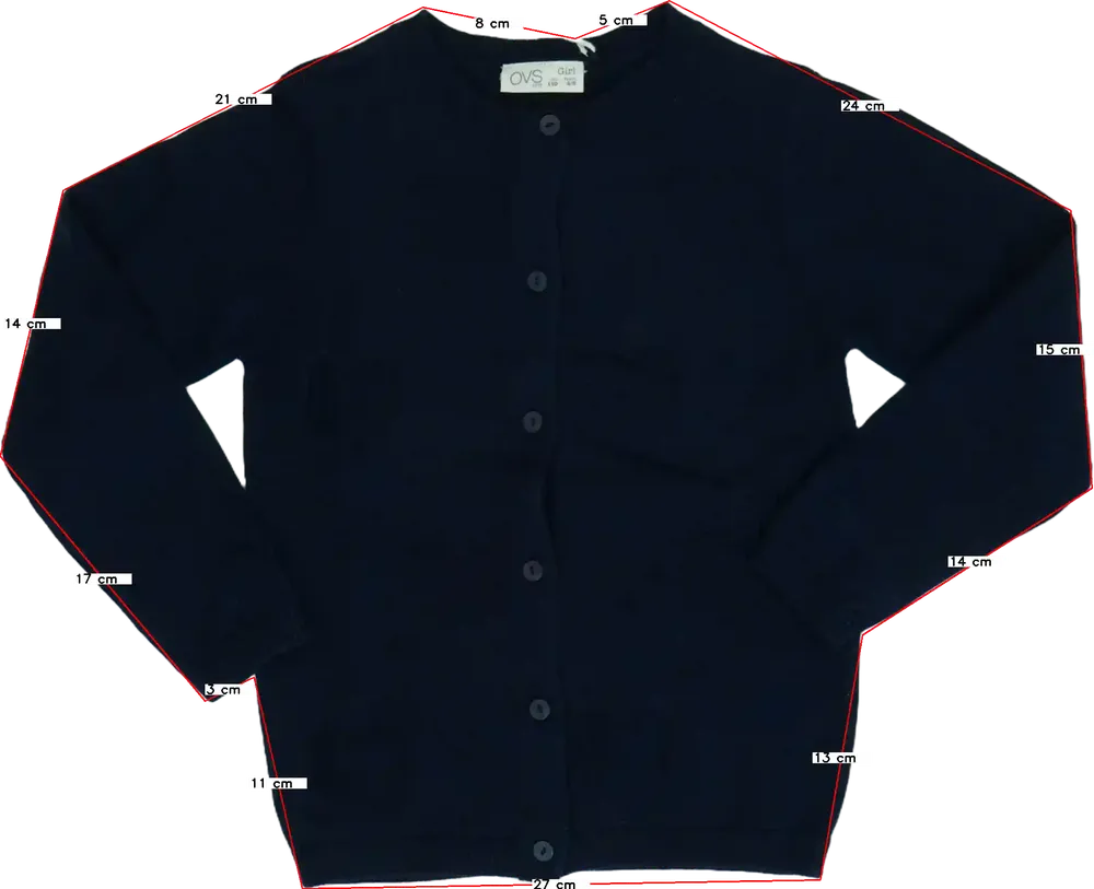 Kék OVS Kardigán EU 110 / UK 5 év / US 5 év/XS