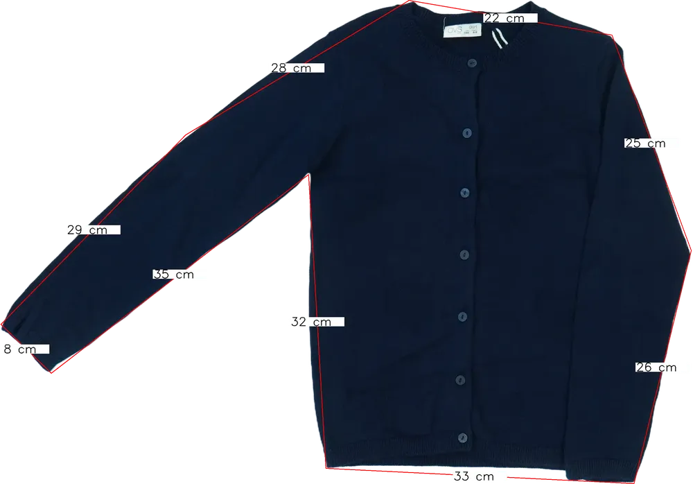 Kék OVS Kardigán EU 134 / UK 9 év / US 9 év/L