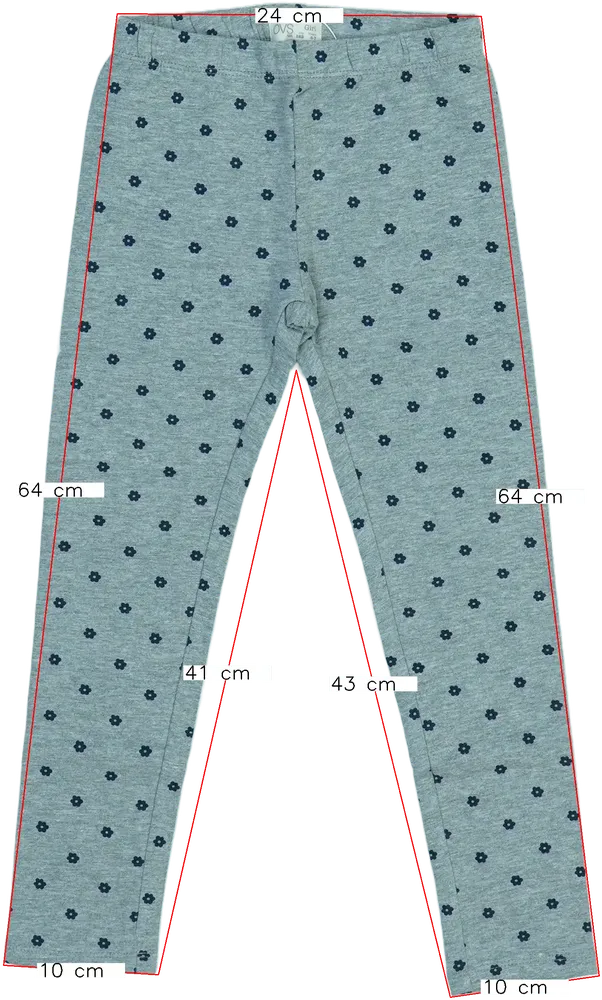 Szürke OVS Leggings EU 122 / UK 7 év / US 7 év/M