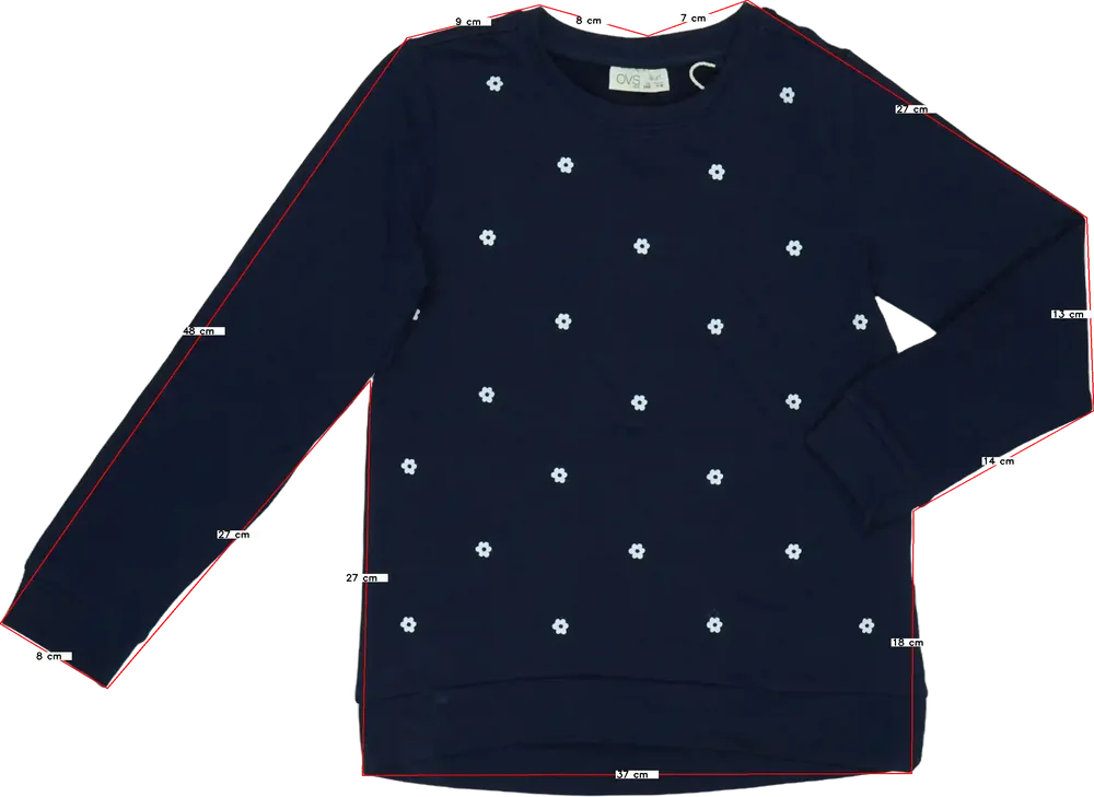 Kék OVS Pulóver EU 128 / UK 8 év / US 8 év/M