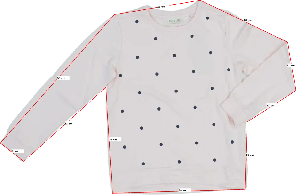 Rózsaszín OVS Pulóver EU 134 / UK 9 év / US 9 év/L