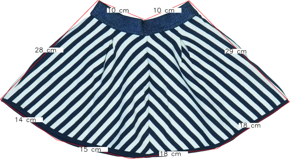 Fehér OVS Szoknya EU 104 / UK 4 év / US 4T/XS