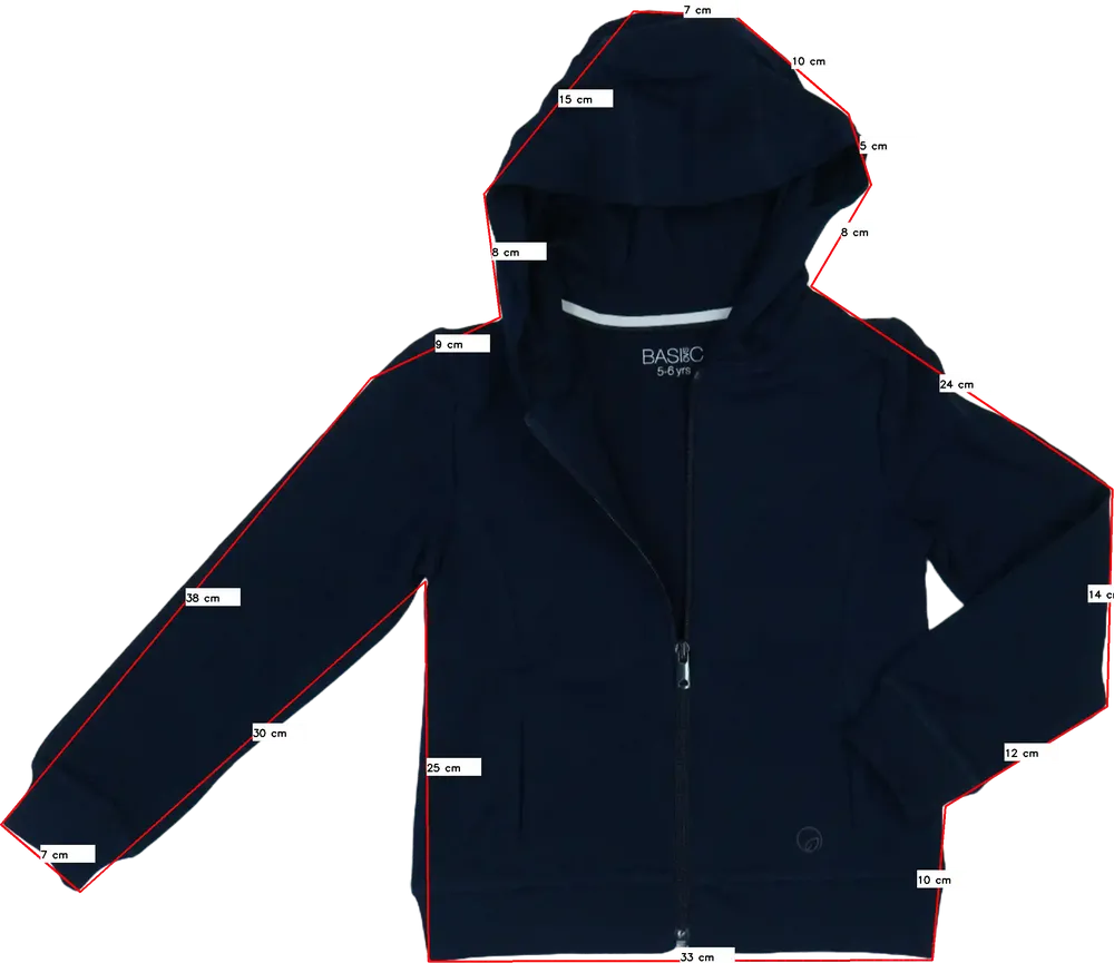 Kék OVS Kapucnis pulóver EU 116 / UK 6 év / US 6 év/S