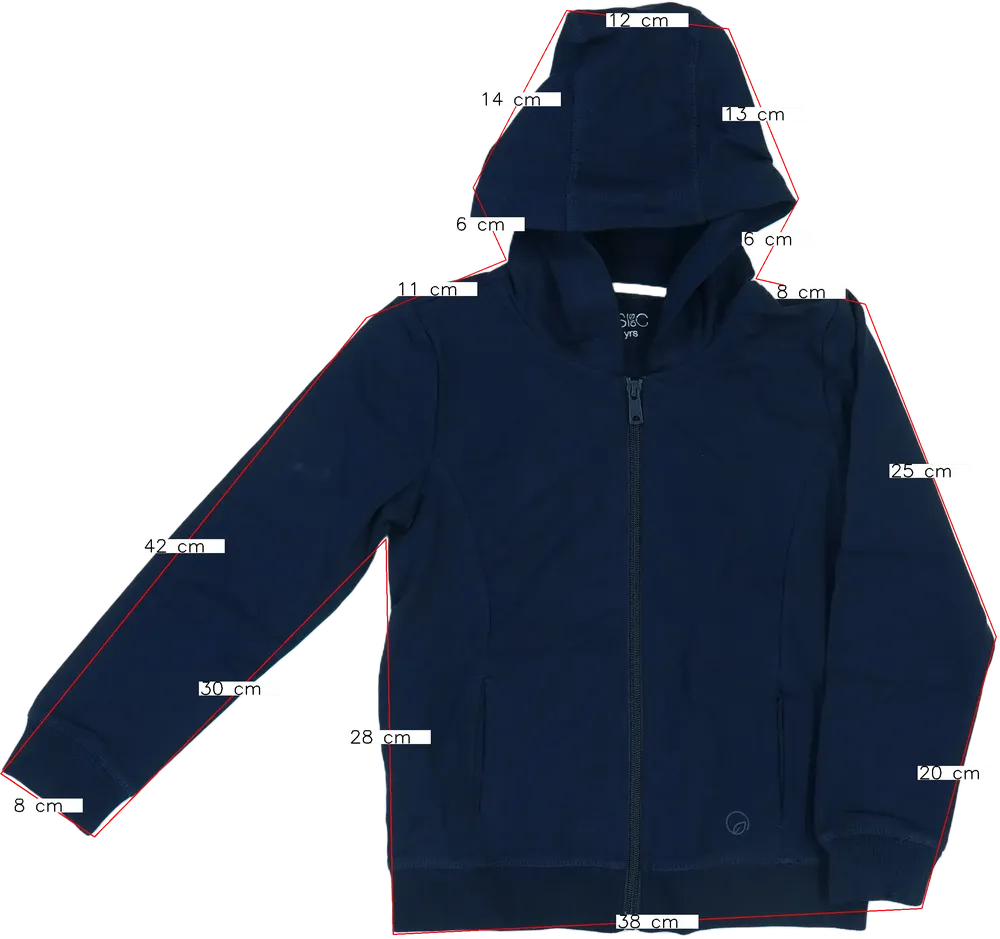 Kék OVS Kapucnis pulóver EU 122 / UK 7 év / US 7 év/M