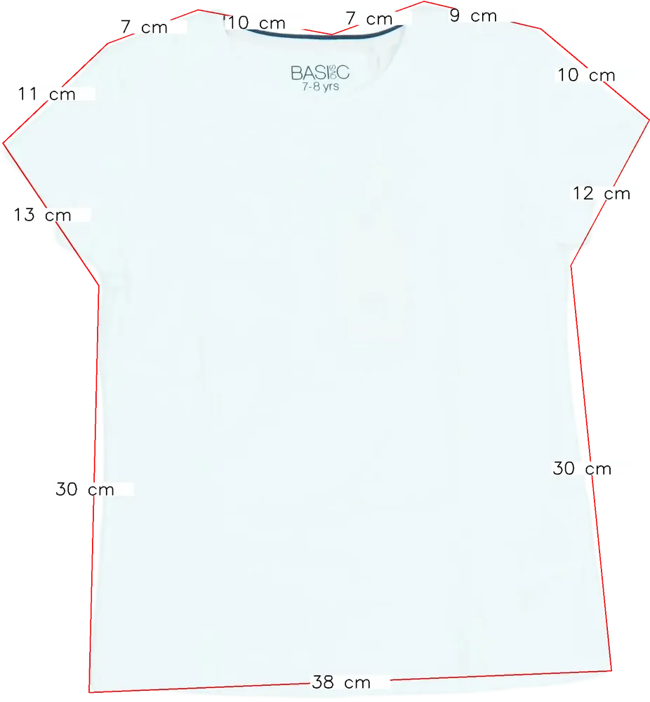 Fehér OVS Póló EU 128 / UK 8 év / US 8 év/M