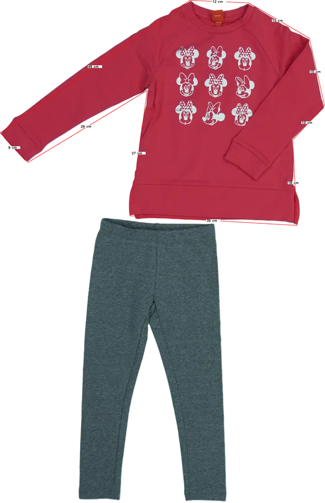 Pink Disney 2-piece set - Top &amp; Bottom EU 110 / UK 5 years / US 5 years/XS