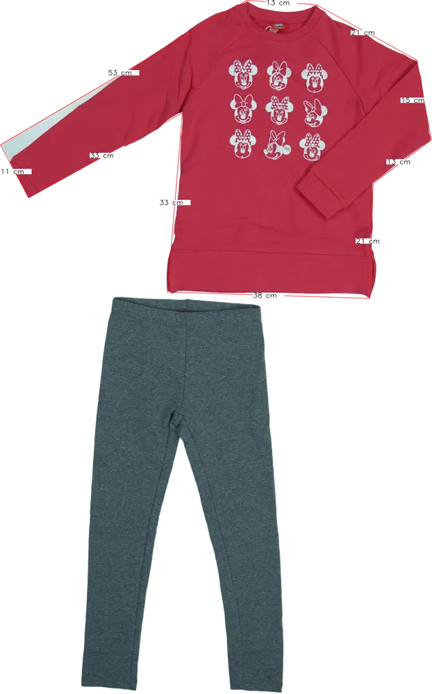 Pink Disney 2-piece set - Top &amp; Bottom EU 134 / UK 9 years / US 9 years/L