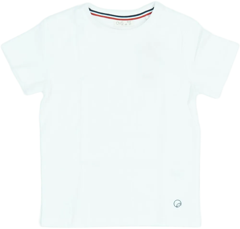 Fehér OVS Póló EU 122 / UK 7 év / US 7 év/M
