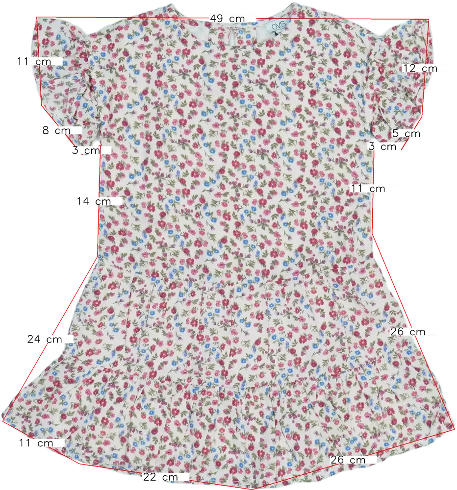 Rózsaszín OVS Ruha EU 104 / UK 4 év / US 4T/XS