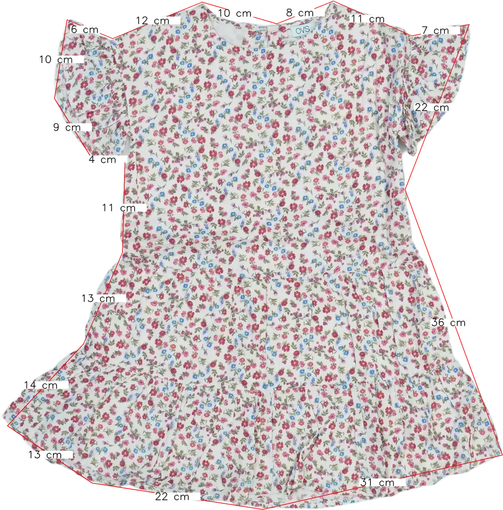 Rózsaszín OVS Ruha EU 116 / UK 6 év / US 6 év/S