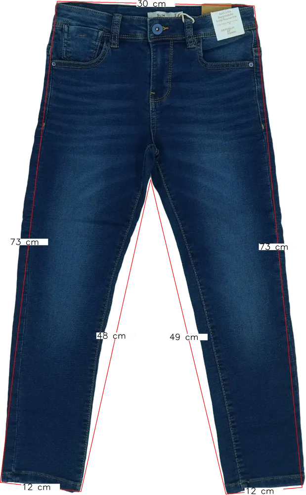 Kék OVS Farmernadrág EU 122 / UK 7 év / US 7 év/M