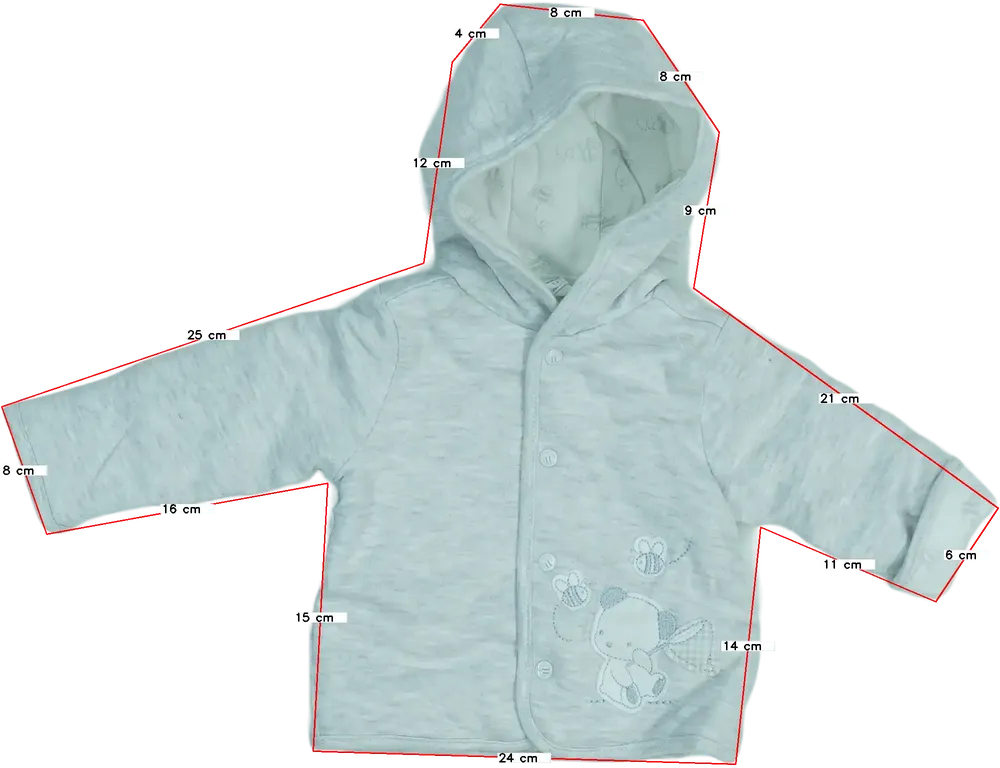 Szürke OVS - Fagottino Baby kocsikabát EU 62 / UK 0-3 hónap / US 0-3 hónap