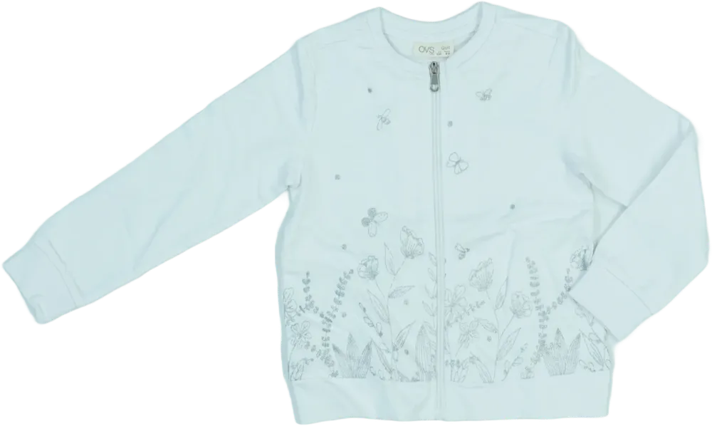 Fehér OVS Pulóver EU 110 / UK 5 év / US 5 év/XS