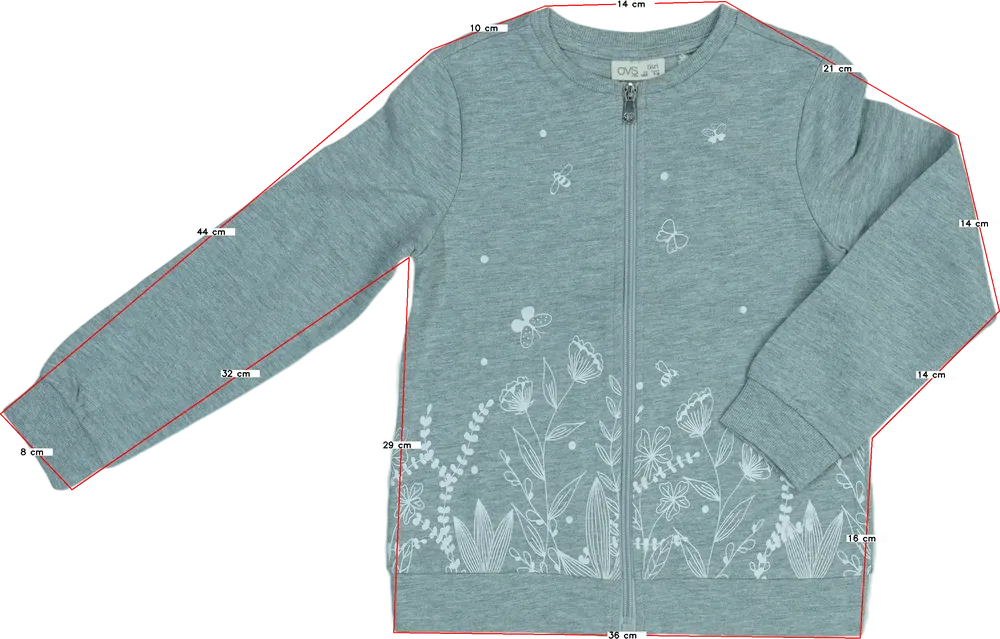 Szürke OVS Pulóver EU 128 / UK 8 év / US 8 év/M