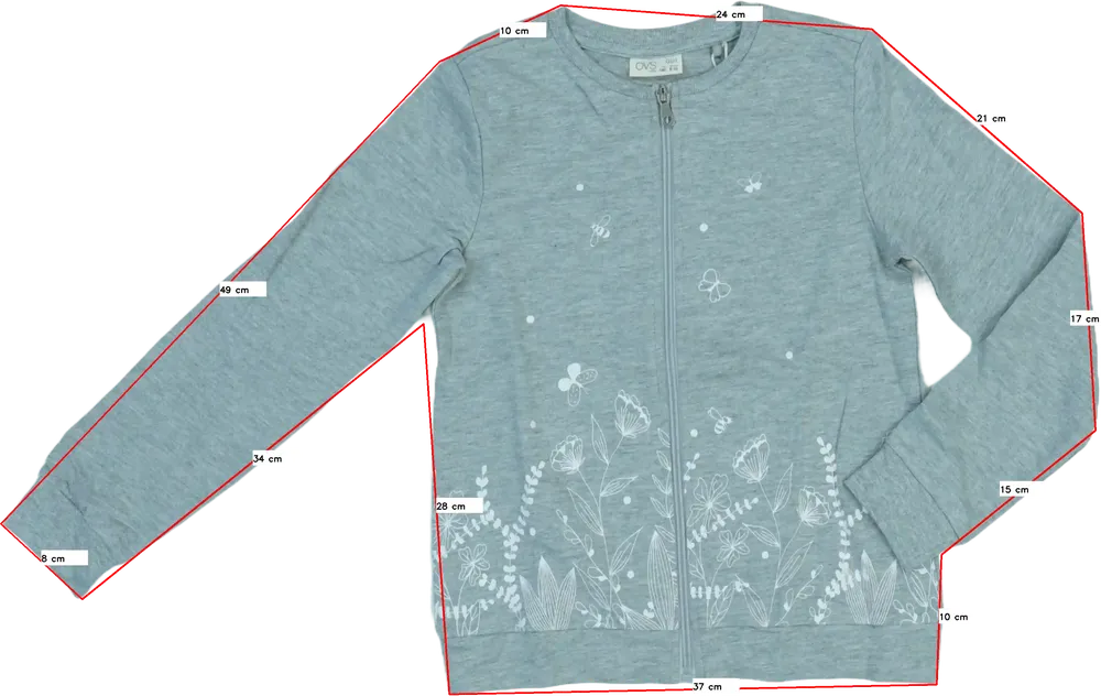 Szürke OVS Pulóver EU 140 / UK 10 év / US 10 év/L