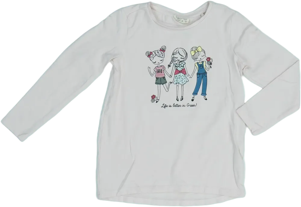 Rózsaszín OVS Hosszú ujjú felső EU 116 / UK 6 év / US 6 év/S