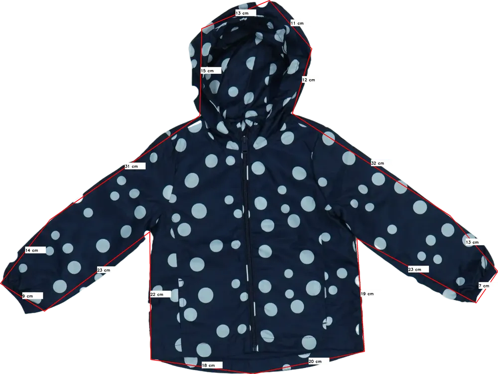 Kék OVS Esőkabát EU 104 / UK 4 év / US 4T/XS