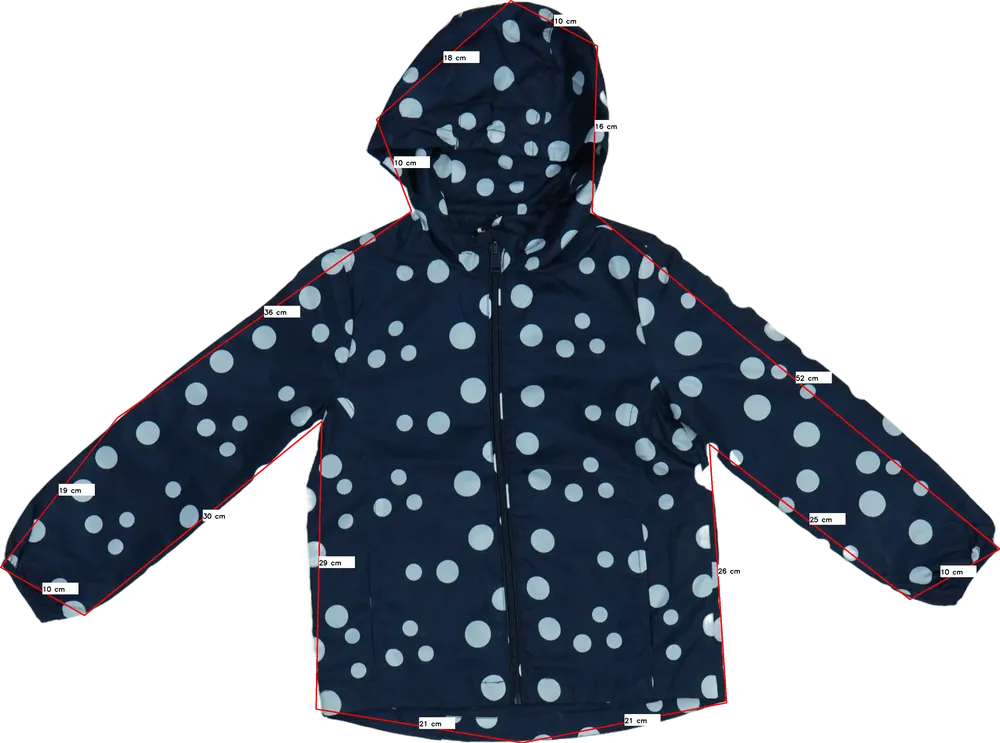Kék OVS Esőkabát EU 128 / UK 8 év / US 8 év/M