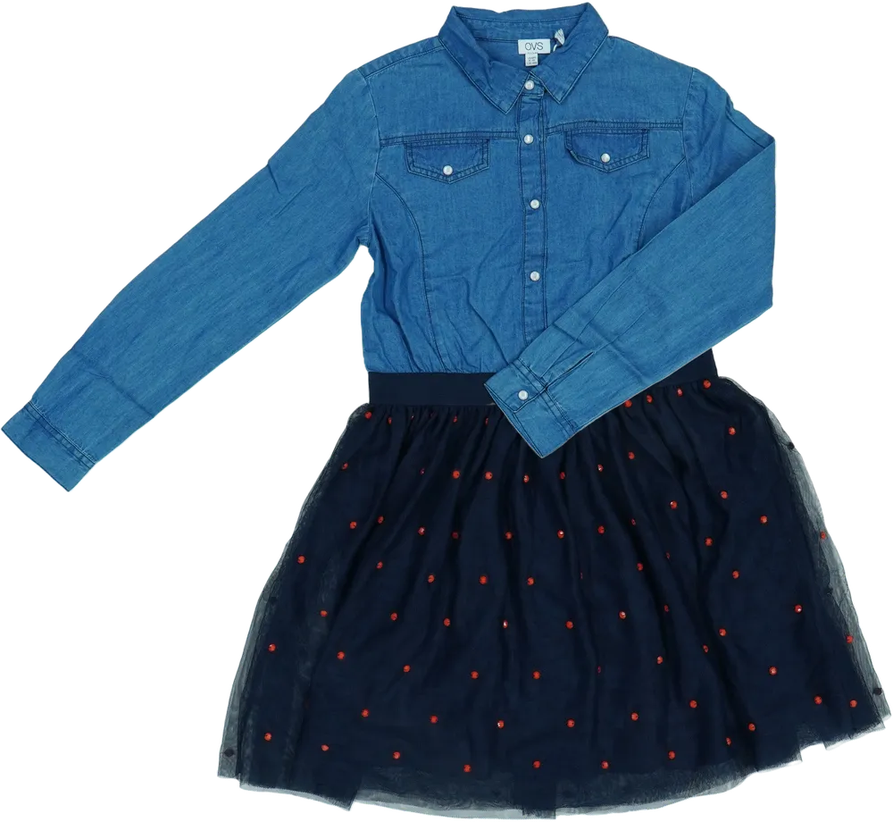 Kék OVS Ruha EU 140 / UK 10 év / US 10 év/L