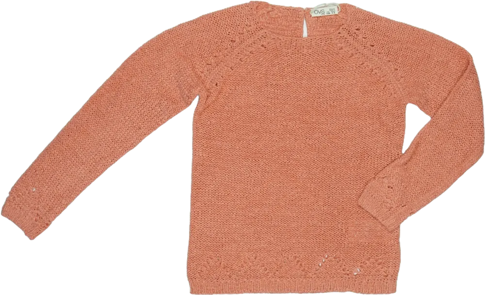 Rózsaszín OVS Kötött pulcsi EU 128 / UK 8 év / US 8 év/M